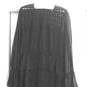 New BCBGMax Azria Runway sheer lace dress